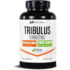 Healthfare Tribulus Terrestris 32,500mg 200 Caps High Potency Herbal Supplements