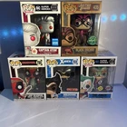 Lot of 5 Superhero Funko Pops ( DC, Justice League, X-Men)