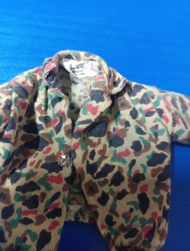 Vintage GI Joe Camouflage Jacket Pant Boxer Hasbro Hong Kong - Picture 2 of 6