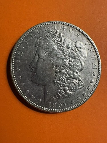 1904-P Morgan Dollar Cleaned AU