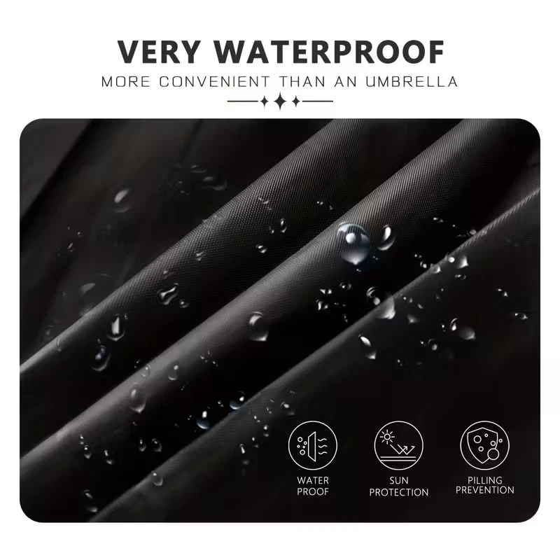 Raincoat Sizing and Dimensional Diagram