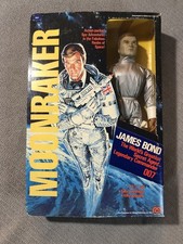 Mego James Bond 007 1979 Moonraker James Bond figura en paquete Sir Roger Moore