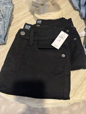 Boy's Gap Kids Slim Black Denim Jeans, Size 12