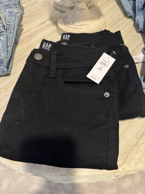 Boy's Gap Kids Slim Black Denim Jeans, Size 12