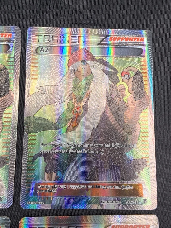 AZ FULL ART 117/119 Ultra Rare Pokemon Card 2014 XY Phantom Forces - Set Of 4 - Image 3 of 4