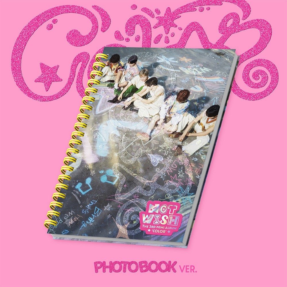 NCT WISH 直筆サイン「WISH」Photobook ver.CD NCT WISH COLOR 3rd Mini Album PHOTO BOOK Ver./CD+Book+Sticker+