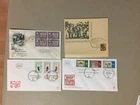 Four BIBLE fdc and special cancel cover:US,Israel
