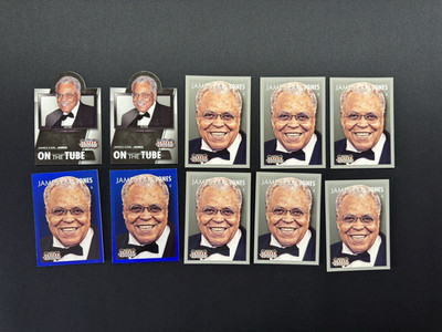2015 Panini Americana James Earl Jones 10 Different Trading Card Lot Blue Base