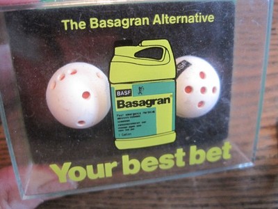 BASF Basagran PROMO-Weighted Round Dice Advertising MADE IN GERMANY-AG CHEMICALS