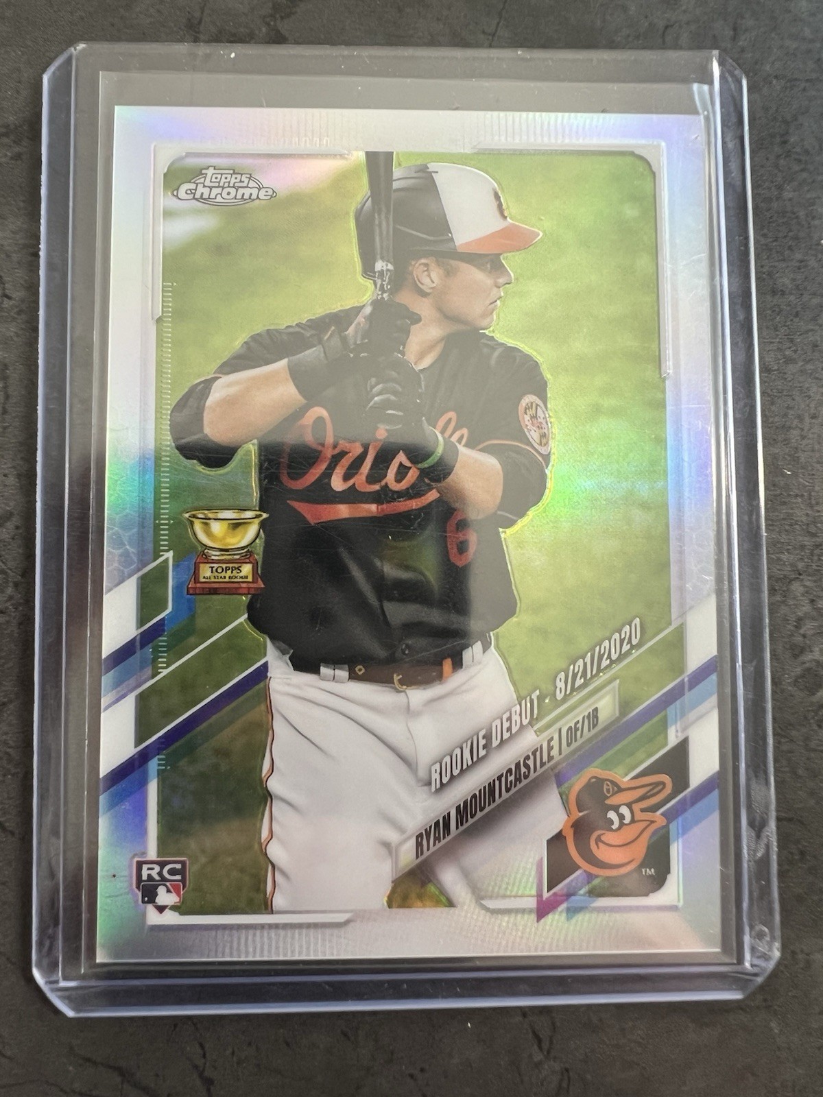 2021 Topps Chrome Update Ryan Mountcastle Refractor /250 Rookie Debut USC39 RC