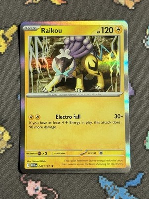 raikou pokemon card value Pokemon Trading Card Game ME01: Mega Evolution Rare Raikou #48