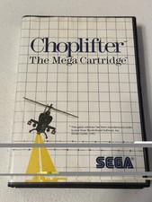 Choplifter (Sega Master System, 1986) Complete CIB- Tested Authentic