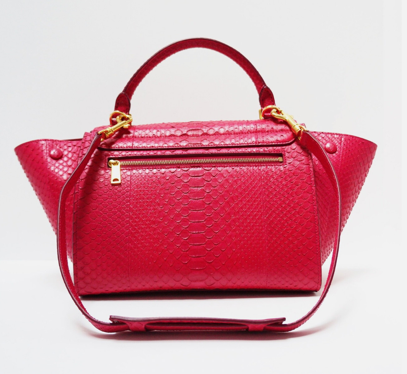 CELINE TRAPEZE PYTHON LEATHER HADBAG AUTHENTIC / … - image 2