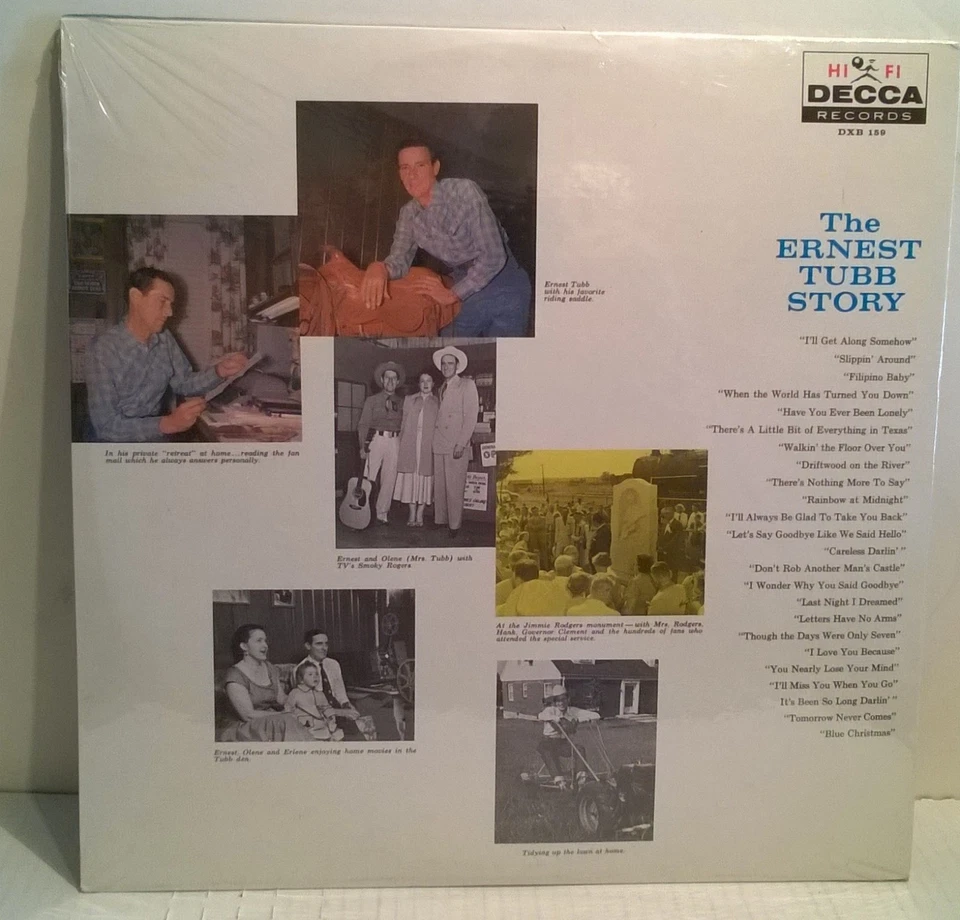 ERNEST TUBB The Ernest Tubb Story '59 Decca MONO 2LP set SEALED - Image 2 of 2