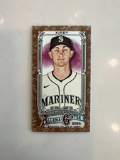 2025 Topps Allen & Ginter #220 George Kirby Mini GOLD BORDER SP - Mariners
