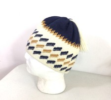 Vintage Nordic Wool Hat Retro Beanie Made in Canada Mens Large