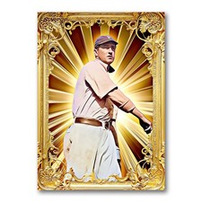 Vic Willis Golden Icon Art Card 05/20 Starpop Signed Baseball Short Print