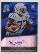2013 Panini Spectra Rookie Auto Blue 2/99 Kerwynn Williams #157 Auto 0ud4