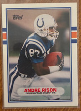 1989 Topps Traded Andre Rison Rookie card. rookie card picture