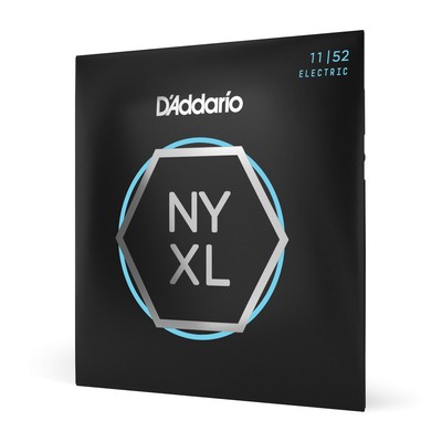 D Addario NYXL Electric Guitar Strings Premium Uncoated Silver 1 Pack