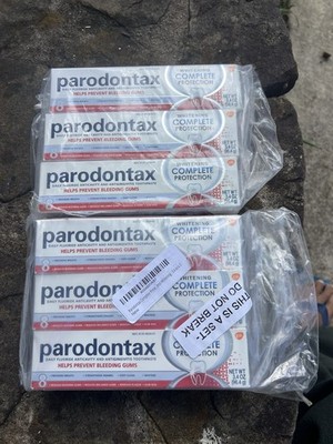 6 PARODONTAX WHITENING COMPLETE PROTECTION TOOTHPASTE 3.4 Oz Lot 6 Best By 01/25