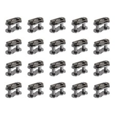 20Pcs #420 Roller Chain Connecting Links 16.6mm Pitch Chain Master Links