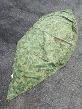 Mitchell Shelter Half Camouflage Camo Tent World War II Korea Vietnam Cloud 