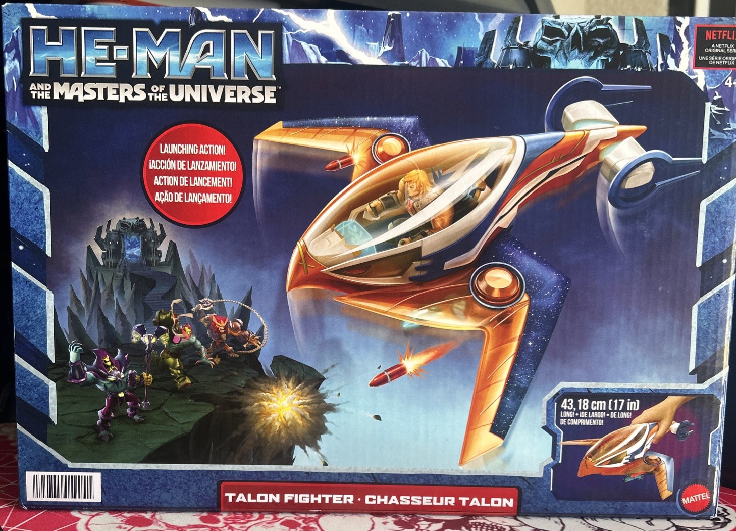 He-Man Masters of the Universe 2022 Talon Fighter Vehicle Netflix Exclusive Gift