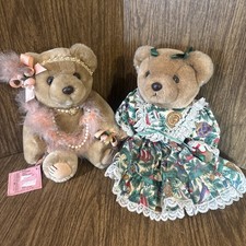 Bearly People Teddy Bear lot of 2
