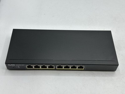 ZyXEL GS1900-8HP 8-Port Gigabit PoE Fully Managed Ethernet Switch NO AC