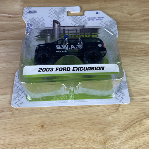 JADA Toys Just Trucks 2003 Ford Excursion Swat Police SUV 1:64 Diecast New 2022 - Picture 5 of 6