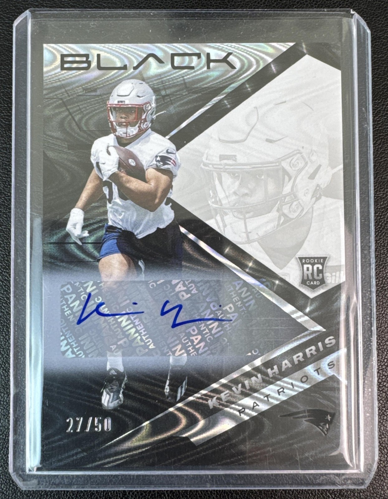 Kevin Harris Panini Black #190 Autograph-Silver