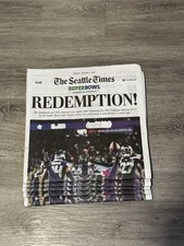 The Seattle Times Super Bowl LX Seahawks NFL Champions 2026 9 febbraio giornale