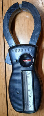 AMPROBE Clamp Meter Model RS-1000 -100 AMP Ohmmeter, Ammeter, AC Untested + Case
