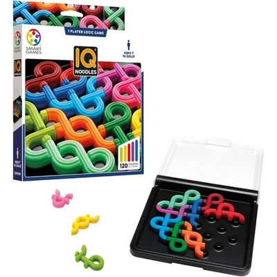 Smart Games IQ Nudeln 1 Spieler Brainteaser Reisepuzzle Erwachsene und Kinder