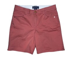 Democracy Womens Ab Solution Shorts 10P PETITE Coral Mid-Rise 1896