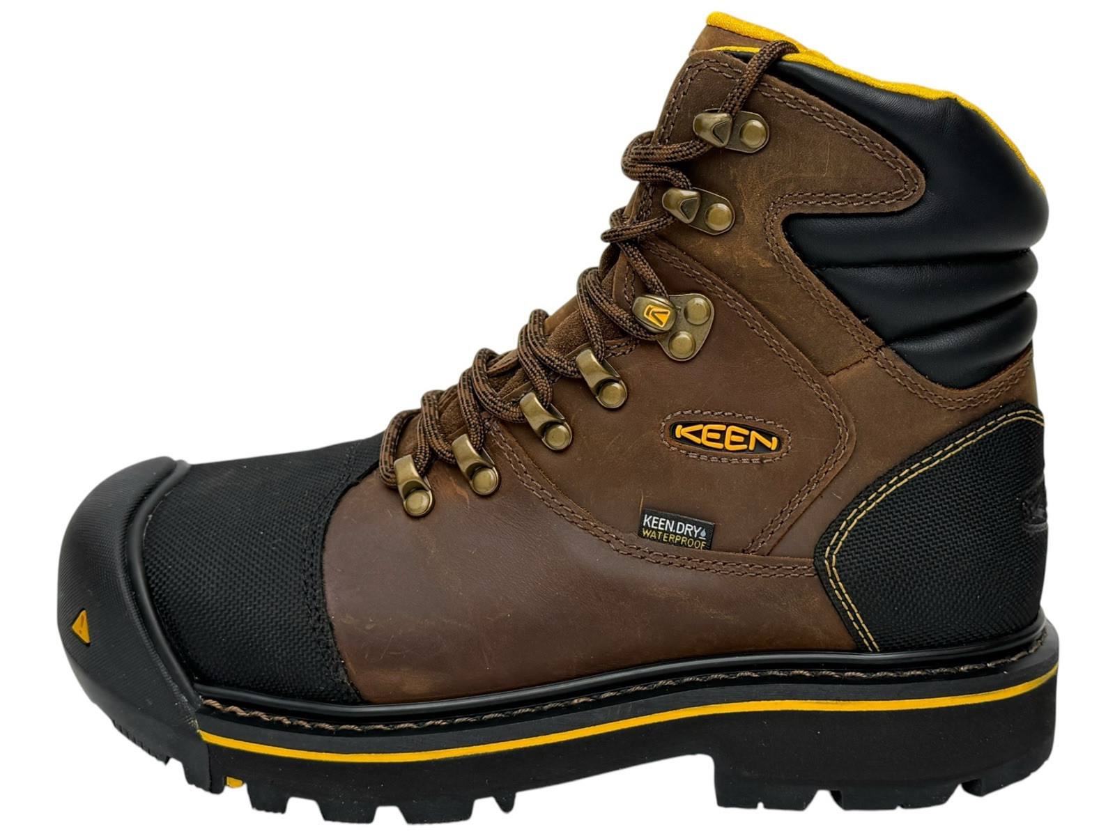 Stivali uomo KEEN Milwaukee WP punta acciaio impermeabili 8EE 1009174D nuovi con scatola