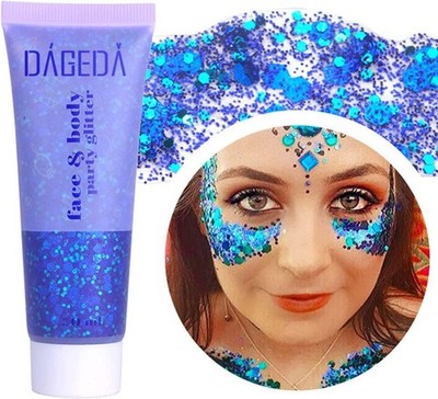Body Glitter Gel 50ml Face Glitters Body Gel Sequins Shimmer Liquid Eyeshadow