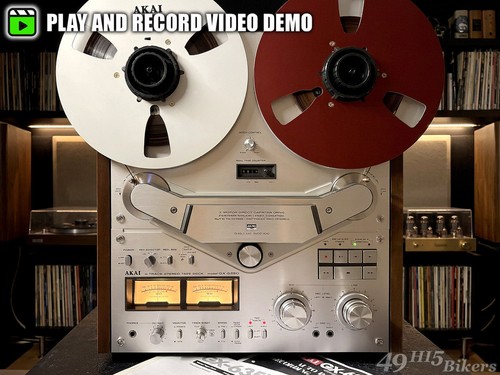 Akai GX-635D HiFi Reel to Reel AutoRev Calibrated + Serviced + 30-Day $Guarantee