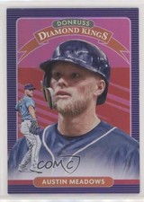 2020 Panini Donruss Diamond Kings Holo Pink Austin Meadows #15 0y59