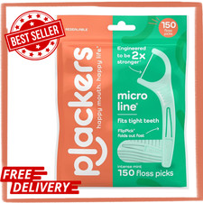 150 CT Plackers Micro Mint Dental Floss Tooth...
