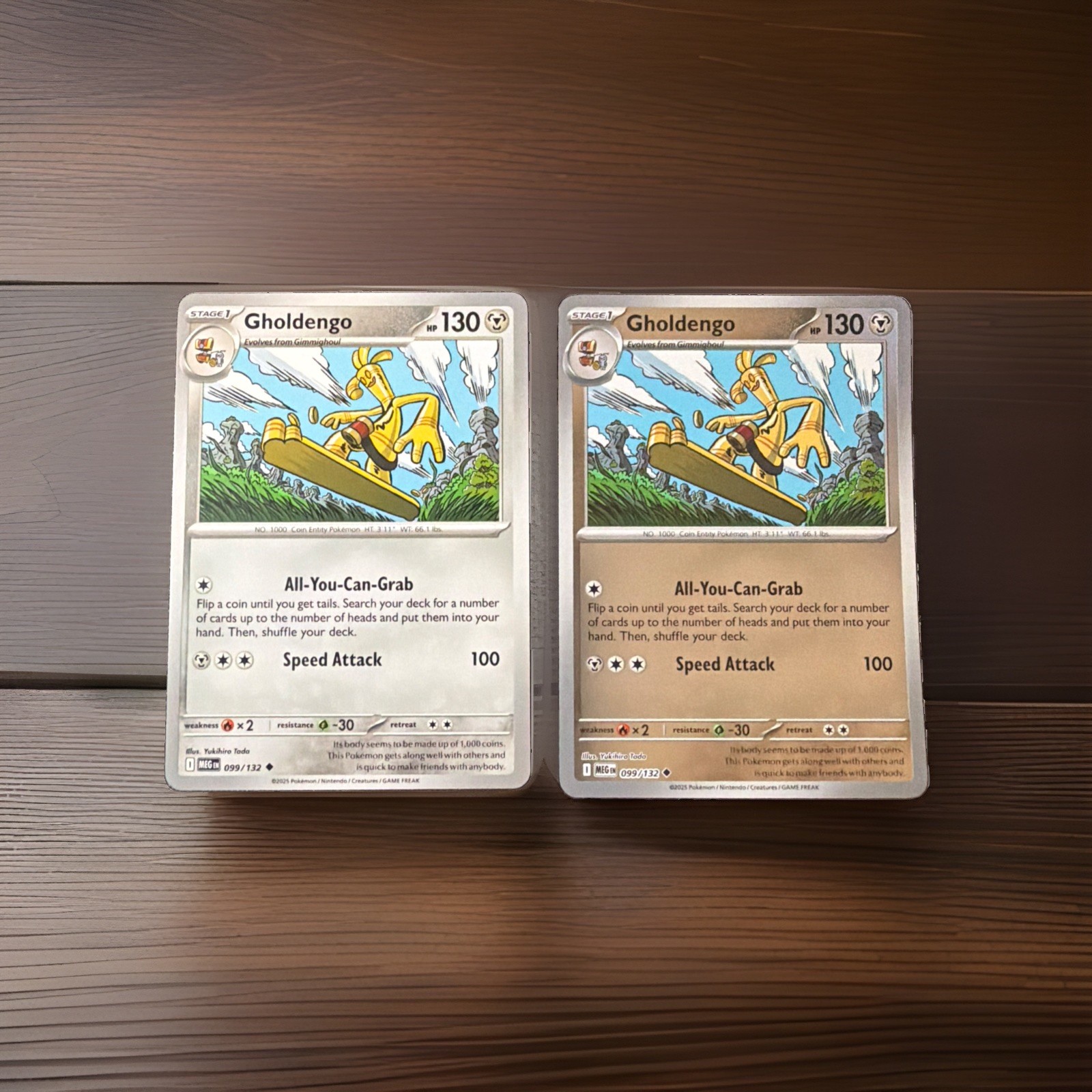 Gholdengo 099/132 Reverse Holo ME01: Mega Evolution & Base Pokemon Cards