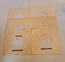45 RPM 7" RECORD SLEEVES CO. SLEEVE 6 PACK SEE PHOTOS Warner/Reprise (SLV342)