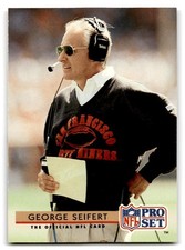 1992 Pro Set #324 George Seifert