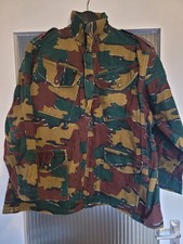 Belgische Armee Para Jacke Smock Vintage Militär Jigsaw Camouflage Belgian Army