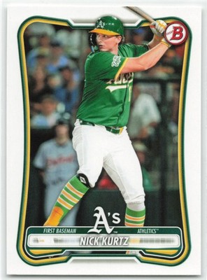 2026 Bowman #10 Nick Kurtz Basec Oakland Athletics