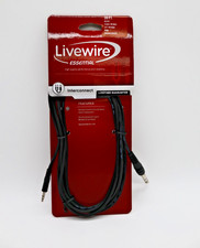 Livewire Essential 1/4 TRS Male To 3.5mm Maler 10ft - Black