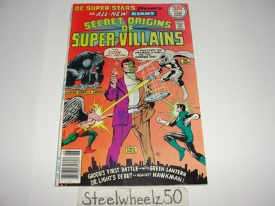DC Super Stars #14 Comic 1977 Secret Origins Of Super Villains Dr Light Two-Face