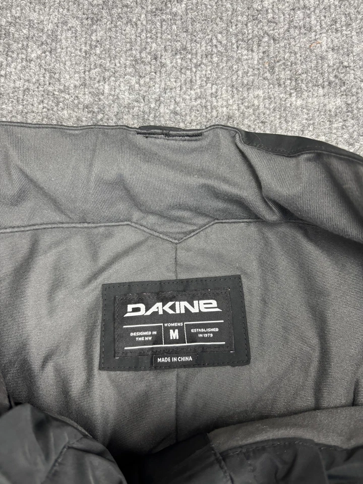 Pantalones de nieve Dakine para mujer medianos negros Gore-Tex aislados esquí snowboard carga Foto 2 de 4