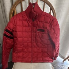 Harley-Davidson Woman&rsquo;s Red Quilted Puffer Full Zip Jacket w/ Back Logo